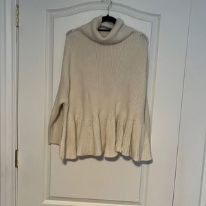 Ophelia Roe Cream Cowl Neck Sweater